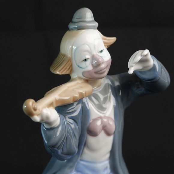 VTG Paul Sebastian Clown Porcelain Figurine Playing Violin Made In Mexico 1992 - Picture 15 of 16